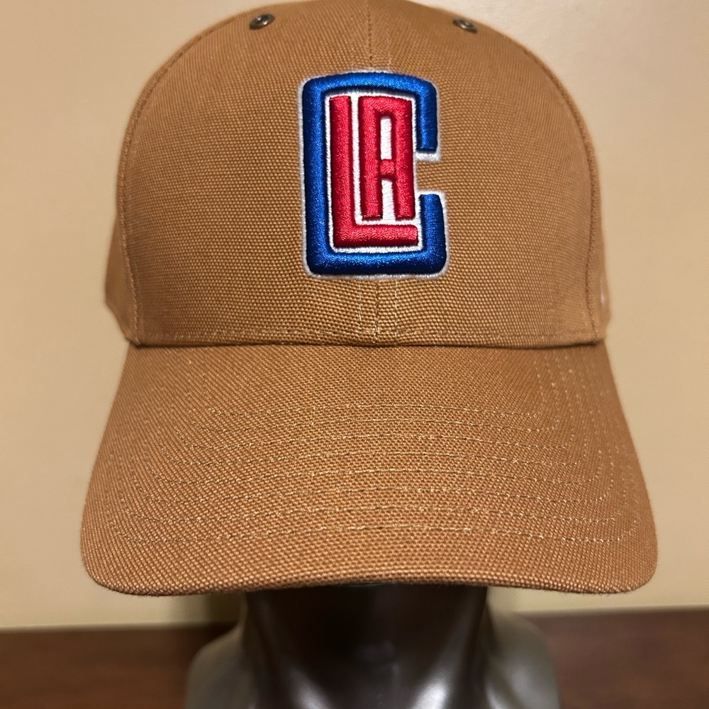 Los Angeles Clippers Carhartt 47 MVP Hat Duck Cloth Brown OSFM Sample Cap